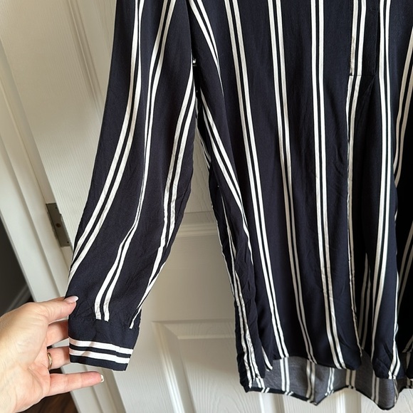 🔥H&M pullover, dress bathing suit cover long shirt 100% VISCOSE size 6 - Picture 6 of 12